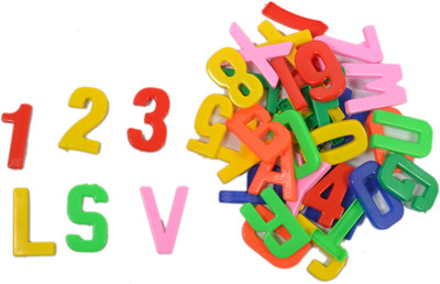

Kids World learning abc+123 block set(Multicolor)
