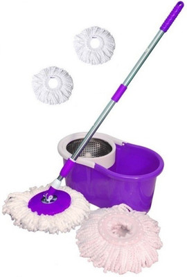 

ShopyBucket Easy 360 Hand press spin Mop_2 Mop Set