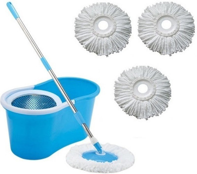 

ShopyBucket Easy 360 Hand press spin Mop_3 Mop Set