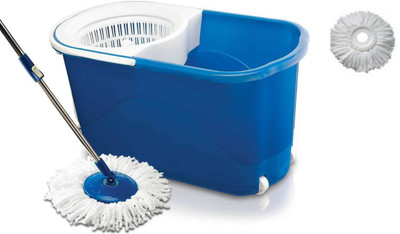 

ShopyBucket Spin With easy wheels and bucket for magic 360 degree Floor cleaning-9 Mop Set