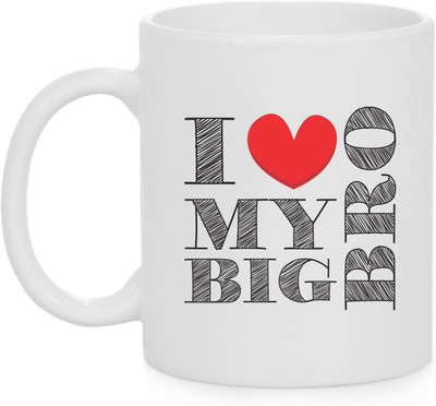 

Mug I Love My Big Bro Ceramic Mug(350 ml), White