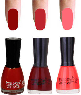 

Aroma Care Velvet Dull Matte Nail Polish Combo in Wholesale Rate Red,Maroon,Orange(Pack of 3)