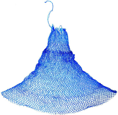 Hunting Hobby Fishing Storage Net Bag, Fish Foldable Keeping Net Bag, 1cm Mesh Hole Fishing Net(Blue)