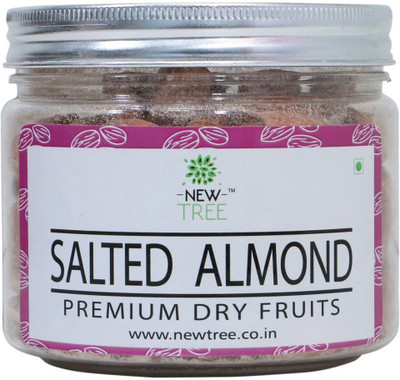 

New Tree Salted Almonds 200gm Almonds(200 g, Plastic Bottle)