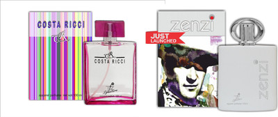 

TFZ Signature Exotic Costa Ricci and Zenzi Perfume Combo 200ML Eau de Parfum - 200 ml(For Men & Women)