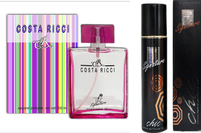

TFZ Signature Exotic Costa Ricci and Chick Perfume Combo 300ML Eau de Parfum - 200 ml(For Men & Women)