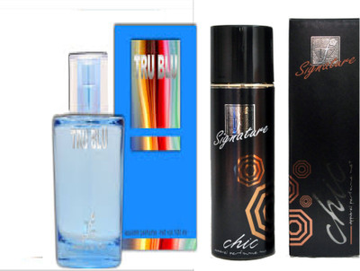 

TFZ Signature Exotic Tru Blu and Chick Perfume Combo 300ML Eau de Parfum - 200 ml(For Men & Women)