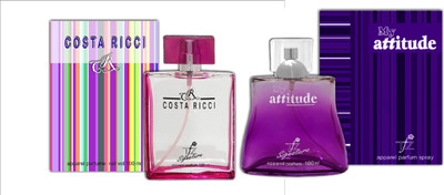 

TFZ Signature Exotic Costa Ricci and Attitude Perfume Combo 200ML Eau de Parfum - 200 ml(For Men & Women)