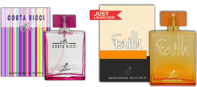 

TFZ Signature Exotic Costa Ricci and Faith Perfume Combo 200ML Eau de Parfum - 200 ml(For Men & Women)