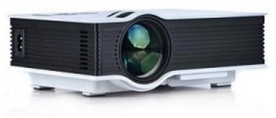 

PLAY with VGA, USB, AV and HDMI Input, LCD LED Digital Manual Correction Projector for Home, Office and Cinema Entertainment (White) 1800 lm LED Corded Portable Projector(White)