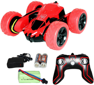 

Smiles Creation ™ Remote Control 1:28 Scale 2.4GHz Super Stunt Car Toy for Kids(Red)
