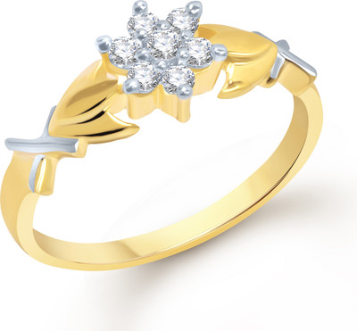 

VK Jewels Alloy Cubic Zirconia Gold-plated Plated Ring