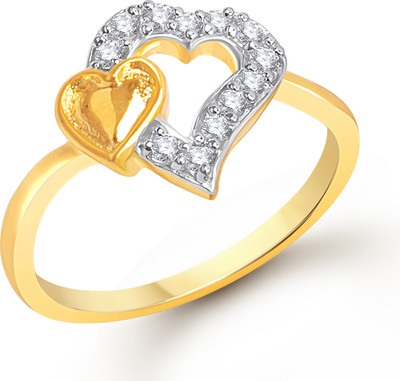 

VK Jewels Alloy Cubic Zirconia Gold Plated Ring