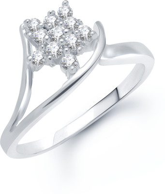 66% OFF on VK Jewels Alloy Rhodium Plated Ring