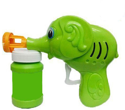

Smiles Creation ™ Elephant Hand Pressing Bubble Gun Toy for Kids