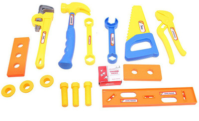 Smiles Creation ™ Pretend to Play Mini Plastic Tools Set Toy for Kids
