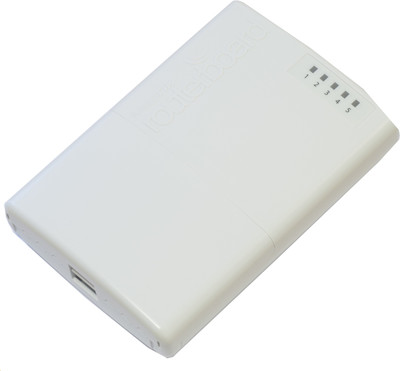 

MikroTIK RB750PPBr2 PowerBox WaterProof Outdoor Wired Ethernet Router(White)