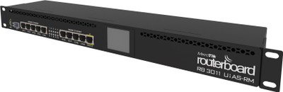 MikroTIK RB23011UiAS-RM Multi Port Wired Ethernet Rackmountable Router(Black)