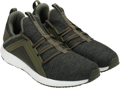 

Puma Mega NRGY Knit Walking Shoes For Men(Olive, Grey, Olive night-puma black