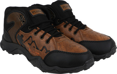 

Chevit Men's 414 Running Shoes (Joggers & Sports Shoes) Casuals For Men(Brown, Black
