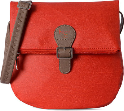 

Baggit Women Casual Orange PU Sling Bag