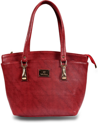 

VELINA Girls Casual Maroon Leatherette Shoulder Bag