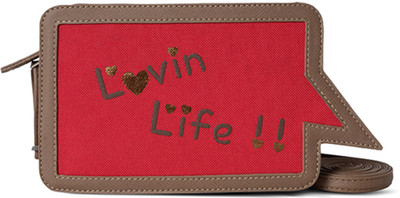 

Baggit Women Casual Beige PU Sling Bag