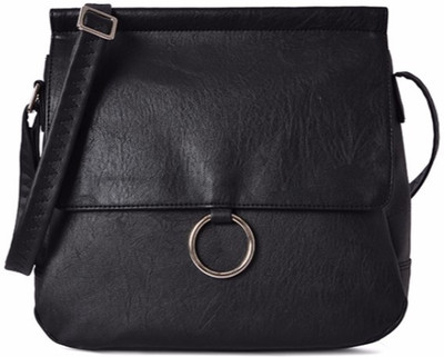 

Baggit Women Casual Black PU Sling Bag