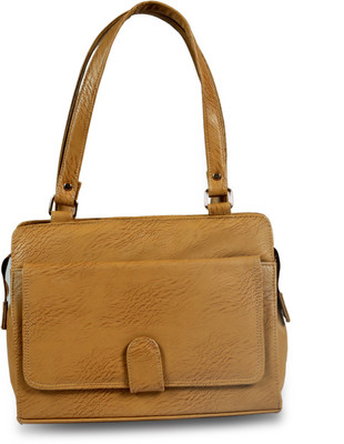 

VELINA Girls Casual Tan Leatherette Hand-held Bag