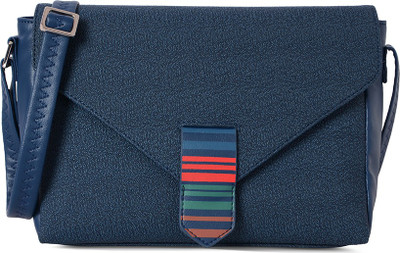 

Baggit Women Casual Blue PU Sling Bag