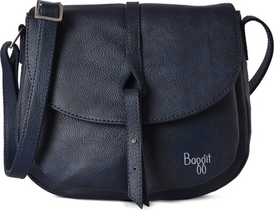 

Baggit Women Casual Blue PU Sling Bag