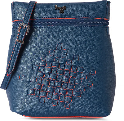 Baggit Women Casual Blue PU Sling Bag