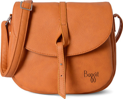 

Baggit Women Casual Tan PU Sling Bag