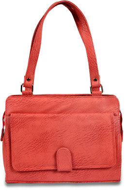 

VELINA Girls Casual Orange Leatherette Hand-held Bag
