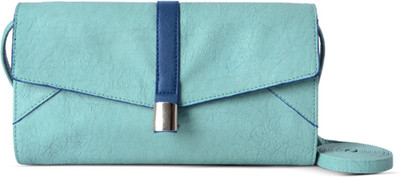 

Baggit Women Casual Blue PU Sling Bag