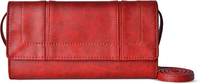 

Baggit Women Casual Red PU Sling Bag