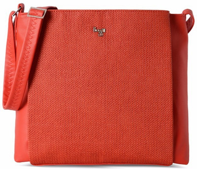 

Baggit Women Casual Orange PU Sling Bag
