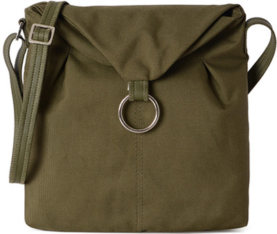 

Baggit Women Green PU Sling Bag