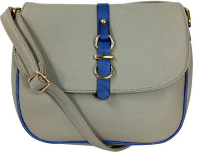 

Azinnia Women Casual Grey PU Sling Bag
