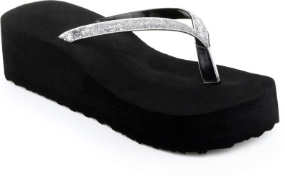 Shoe Lab Women Slippers(Silver , 6 UK/India)