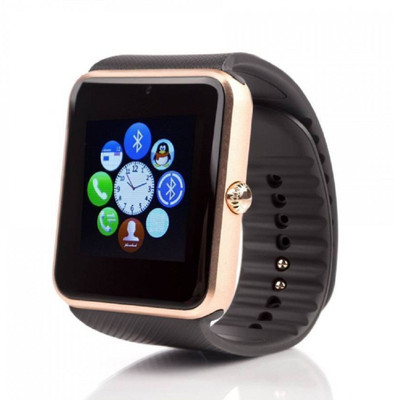 

jie GT08 Smartwatch(Brown Strap Free Size)