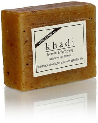 

Khadi Natural Lavender & Ylang Ylang Soap with Lavender Flower(400 g, Pack of 4)
