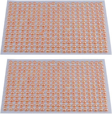 

Saamarth Impex  Crystal Sticker Sticker(Pack of 2, Peppy orange