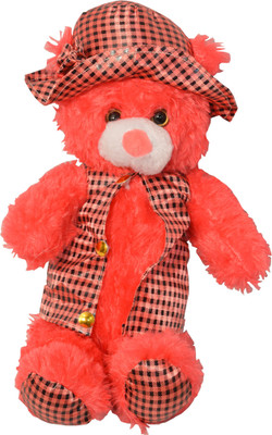 

Taaviya Stores 1 Ft Ultra Plush Soft Teddy Bear With Hat & Jacket, Modi Style Toy For Kids - 7 cm(Multicolor)