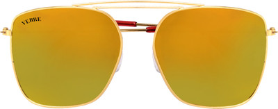 

Verre Retro Square, Wayfarer Sunglasses(Yellow)