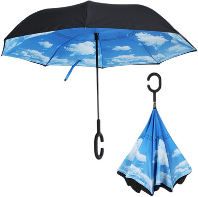 

Clubb Clubbrella for Car - The Inverted / Reversible Umbrella Umbrella(Multicolor)