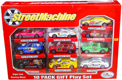 

kidoz kingdom STREET MACHIN 10 CARS SET(Multicolor)
