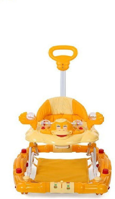 

Baby Love Musical 2-in-1 Walker With Parent Rod(Yellow)