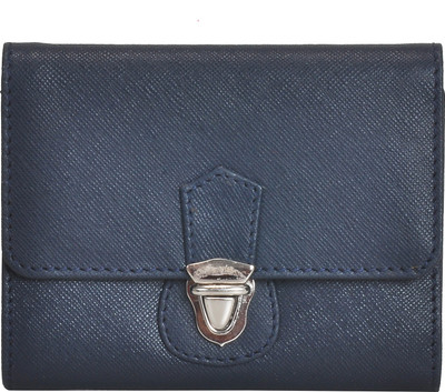 

MANDAVA Women Casual Blue Genuine Leather Wallet(6 Card Slots), Mnd270sdbl