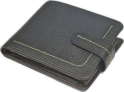 

Naysa Men Black Genuine Leather Wallet(5 Card Slots)